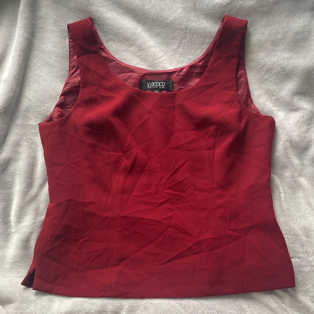 Kasper Women's Burgundy Camisole Top